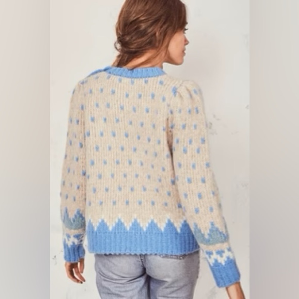 LoveShackFancy Rosie Alpaca Sweater, size Small - Picture 11 of 14